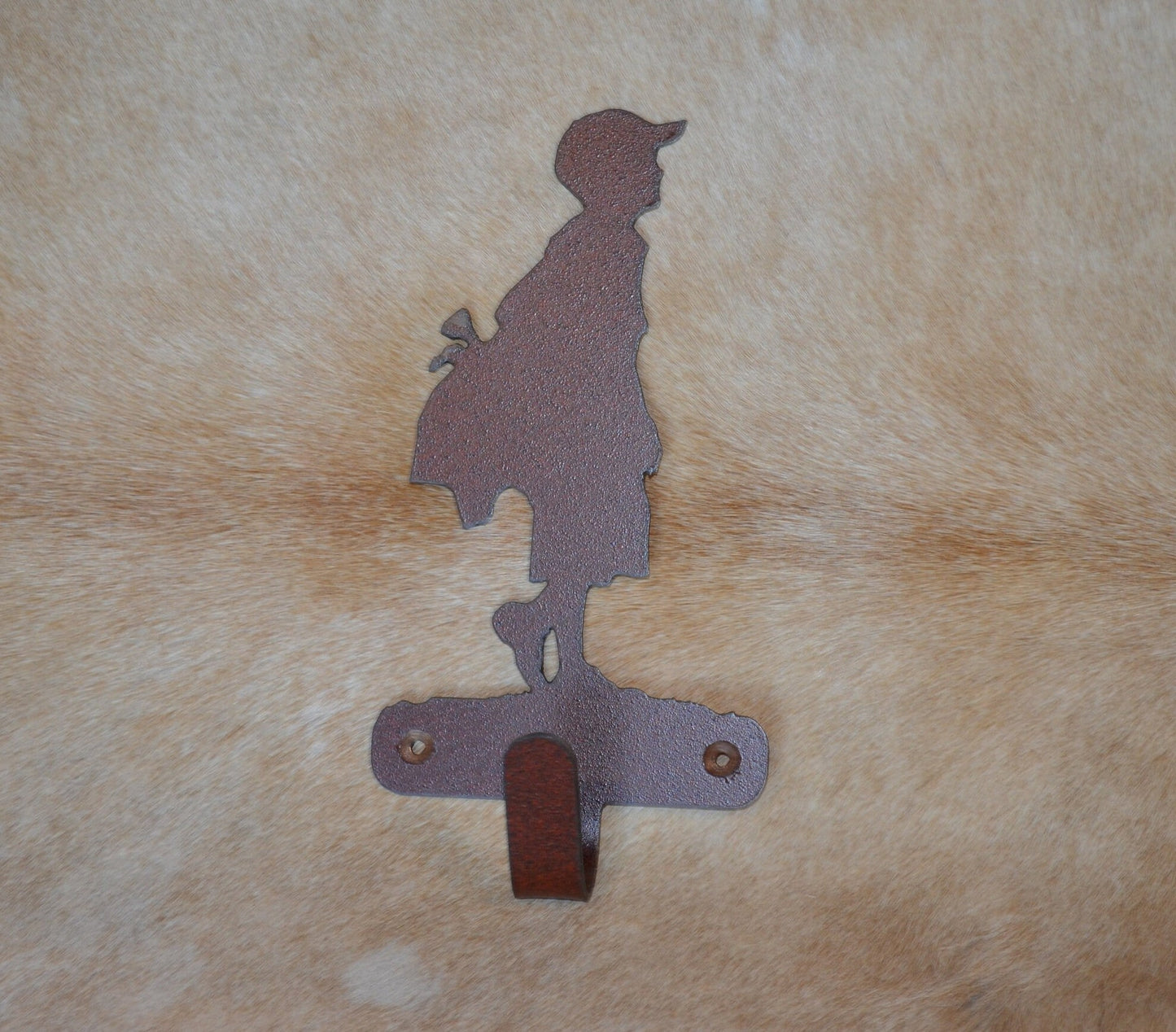 Junior Golf Wall Hook Wall Art Metal Hook Back Pack Hook Coat Rack Caddy Towel hook Gift Nursery Laundry Hook Rustic Golf Robe Hook