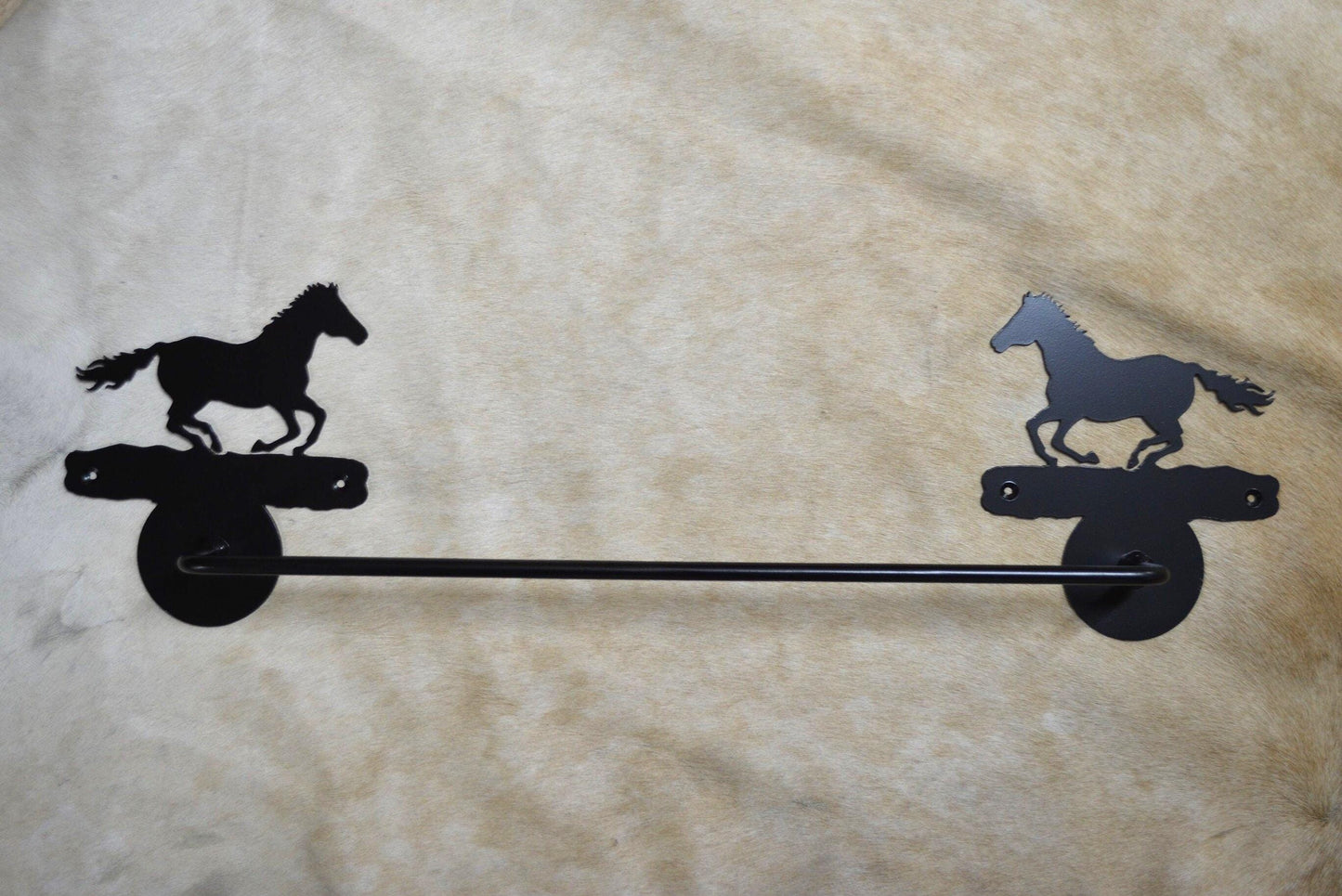Towel Bar Running Horse Rustic Towel Bar Horse Bathroom Hardware Equestrian Decor Horse Lodge Gift Horse Wall Art Towel Bar