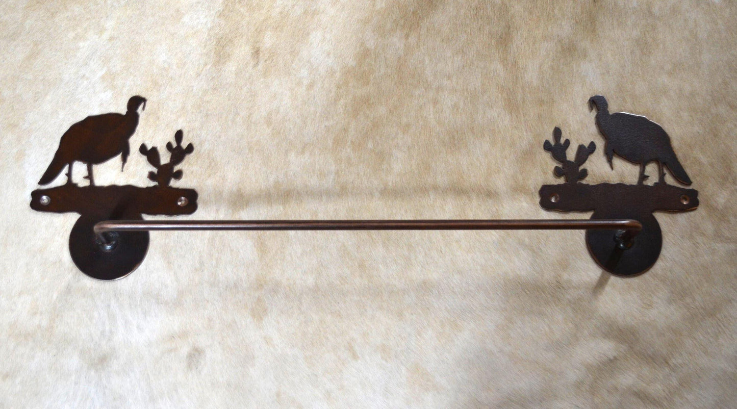 Towel Bar Turkey Rustic Towel Bar Cozy Cabin Bath Hardware Turkey Lodge Decor Gift Hunter Bath Gift for Him