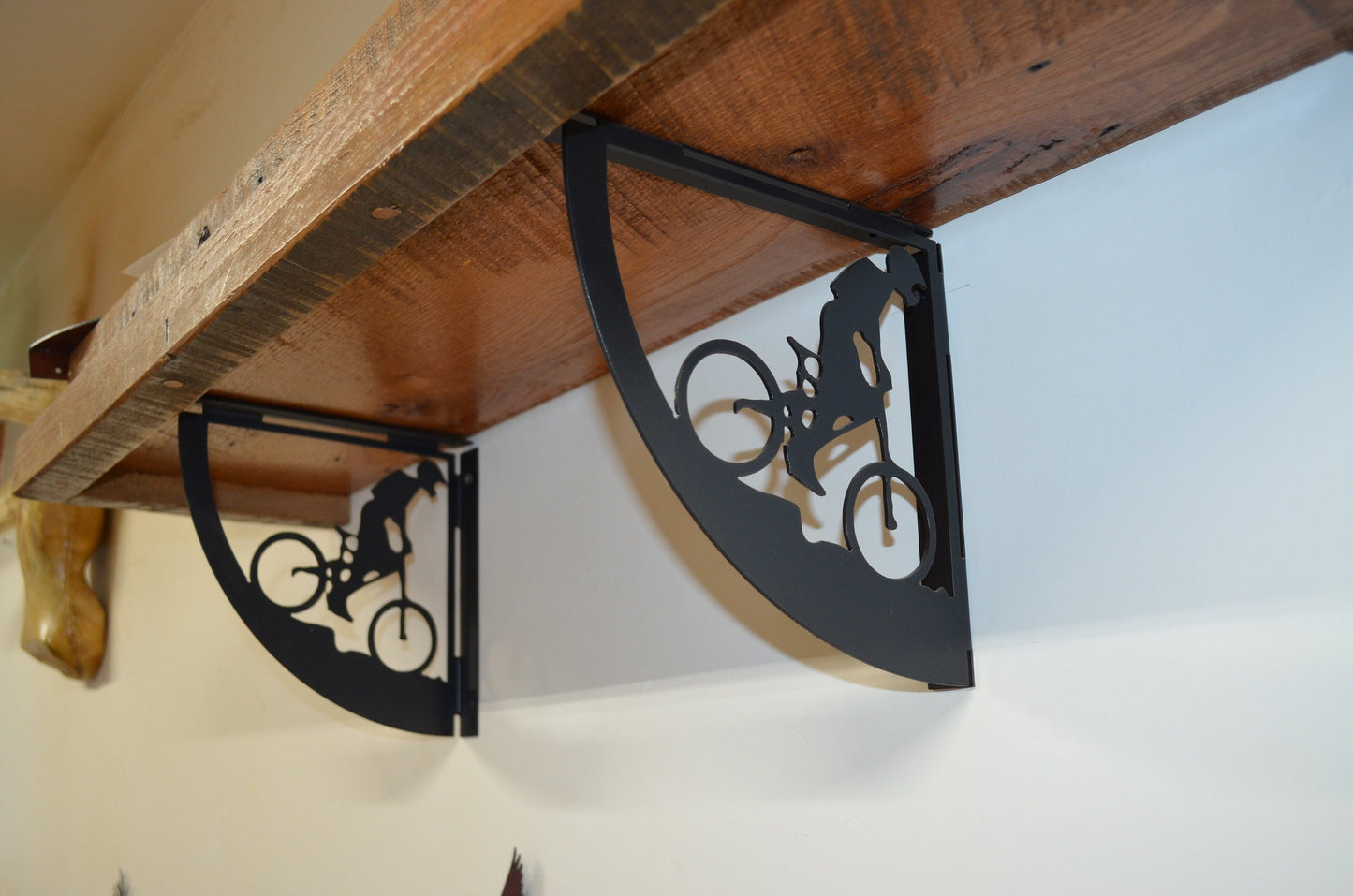 Bicycle Shelf Brackets Bike Metal Art Bicycle Decor Unique Shelf Bracket Gift Bike Decor Kids Room Office Accent Bicycle Cornice