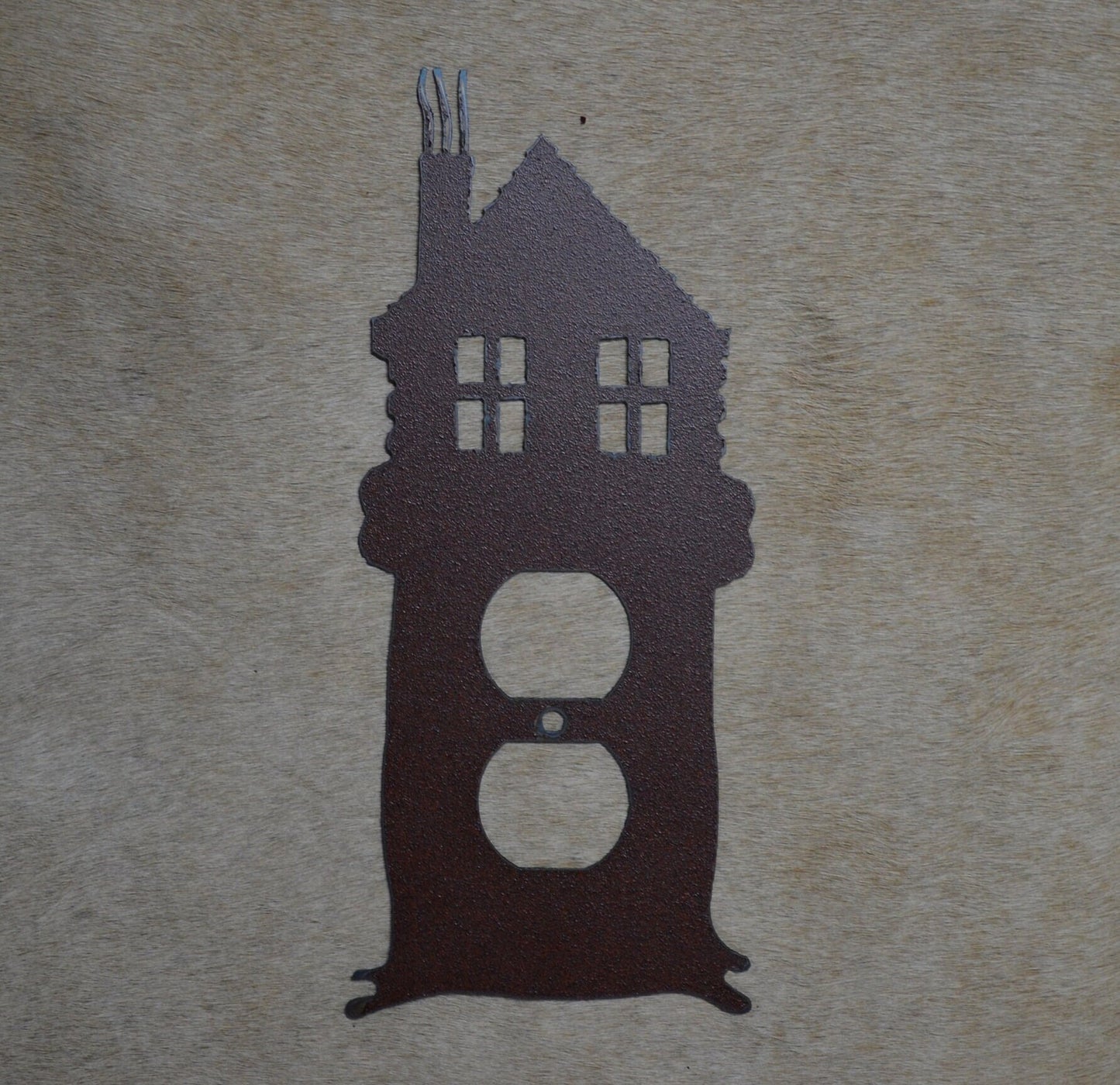 Cabin Switch Cover All Configurations Available Mountain Lodge Outlet Rocker Toggle Gfi Combinations Metal light switch plate Cozy Gift