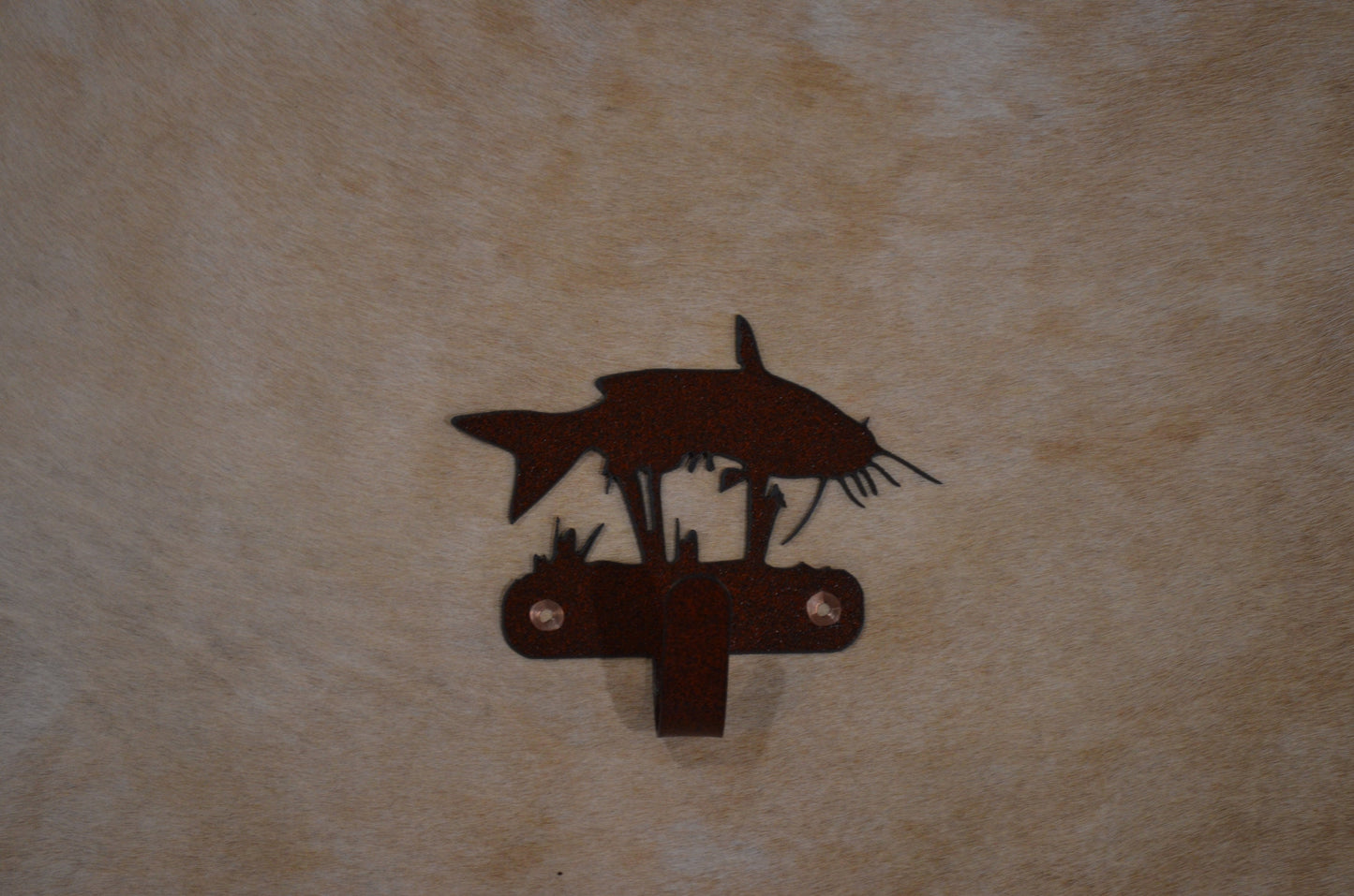 Catfish Wall Hook Wall Art Metal Catfish Hook Back Pack Fishing Hook Coat Rack Fisherman Towel Hook Gift Nursery Laundry Hook Rustic Fish