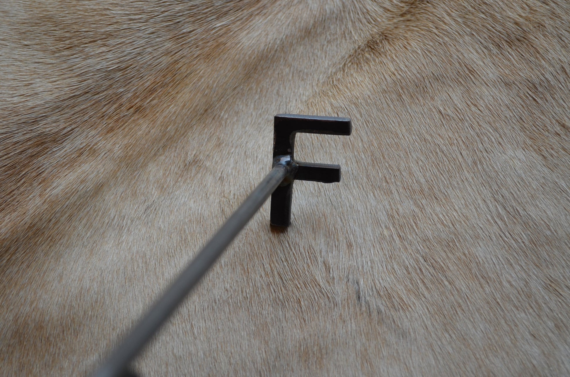 Branding Iron for Steak, Wood, Leather. Handmade Metal Branding Iron. Individual Letter 2" Steak brand, Grill Gift