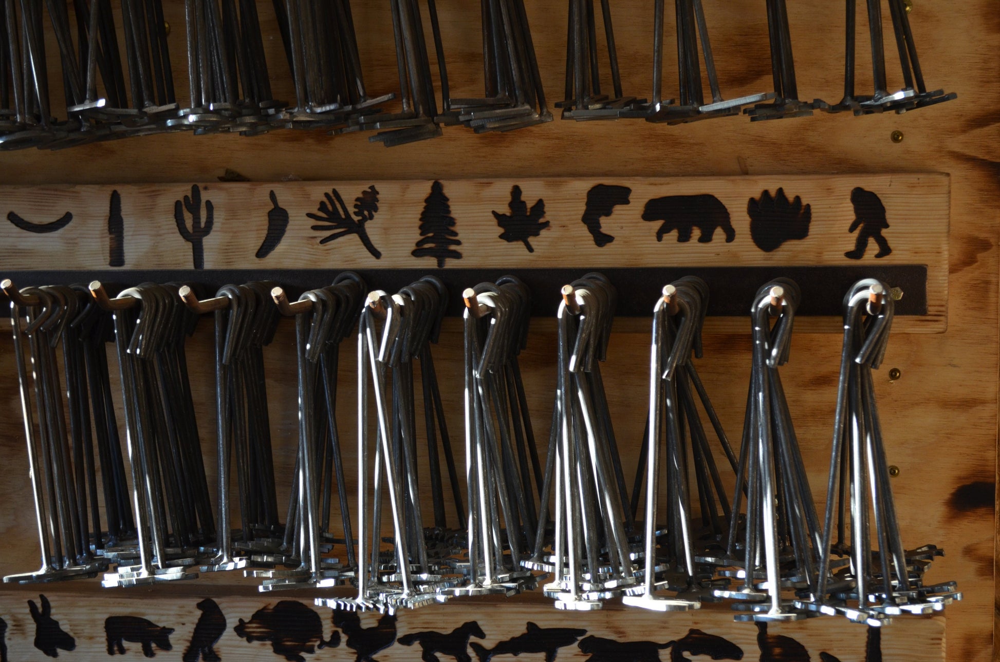 BUNDLE Set of Individual Branding Irons 2-3" wide. Handmade in the USA. Gift Set of separate steak brands A-Z, Numbers, Animals Grill Gift