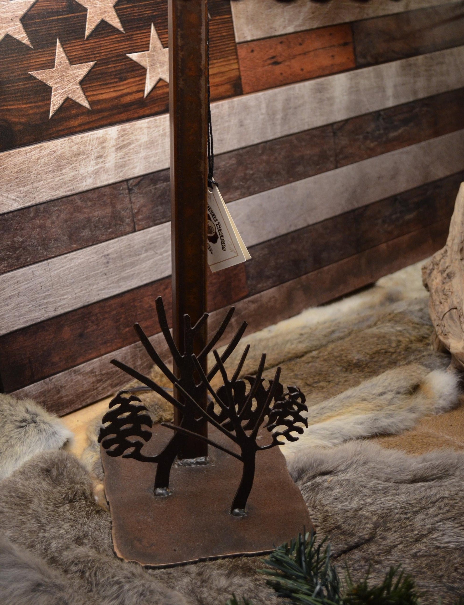 Lamp Rustic Pinecone Light Cozy Cabin Metal Table Lamp Pinecone Lamp 20" Tall. Nightstand Light Rustic Mountain Lamp Lakehouse Light Gift