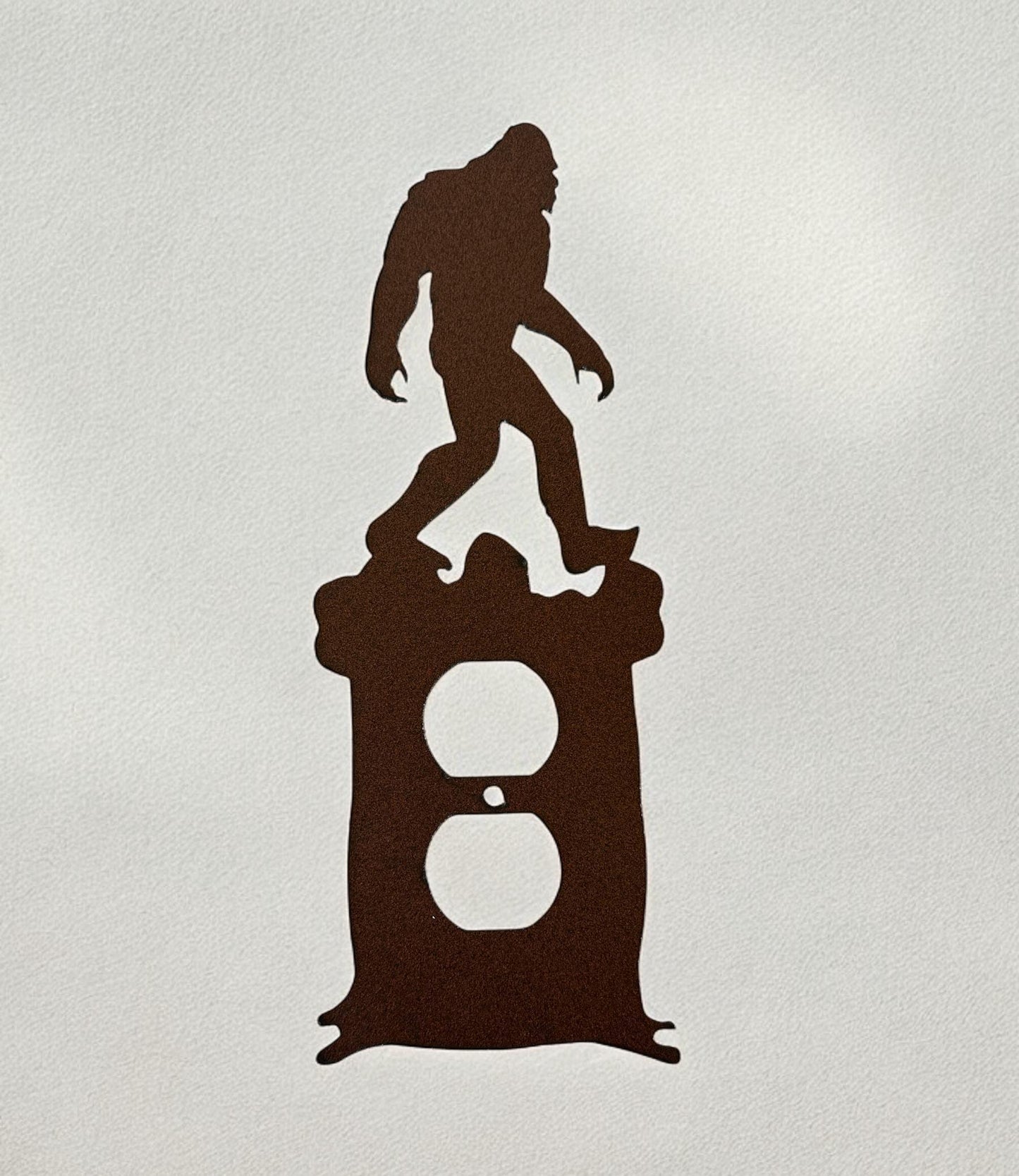 Bigfoot Switch Cover All Configurations Available. Plug Outlet Bigfoot Light Cover Plate. GFI Rocker Toggle Rustic Sasquatch Gift Bigfoot