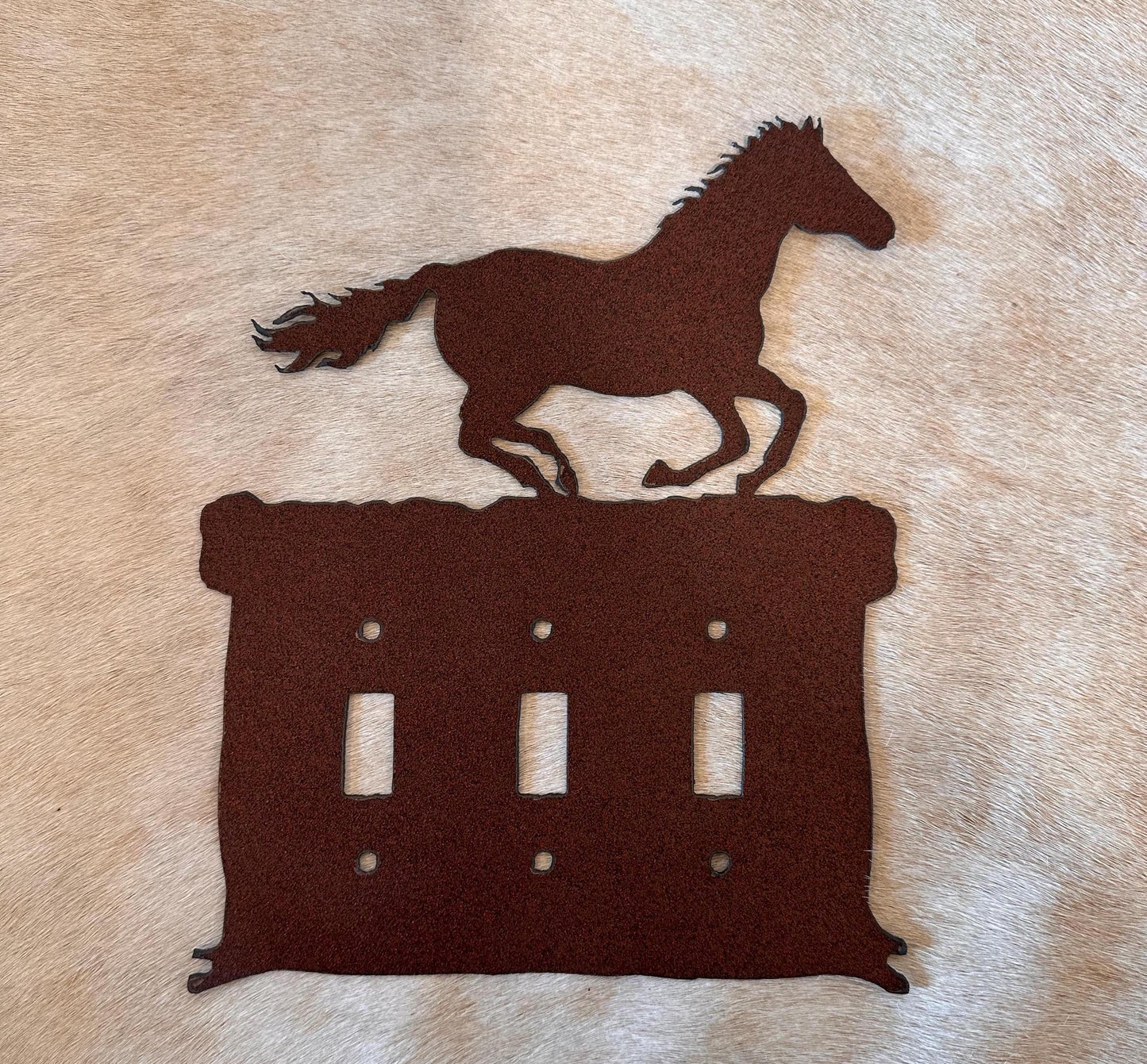 Running Horse Switch Cover All Configurations Available Horse Outlet Equestrian Gift Horse Cover Plate