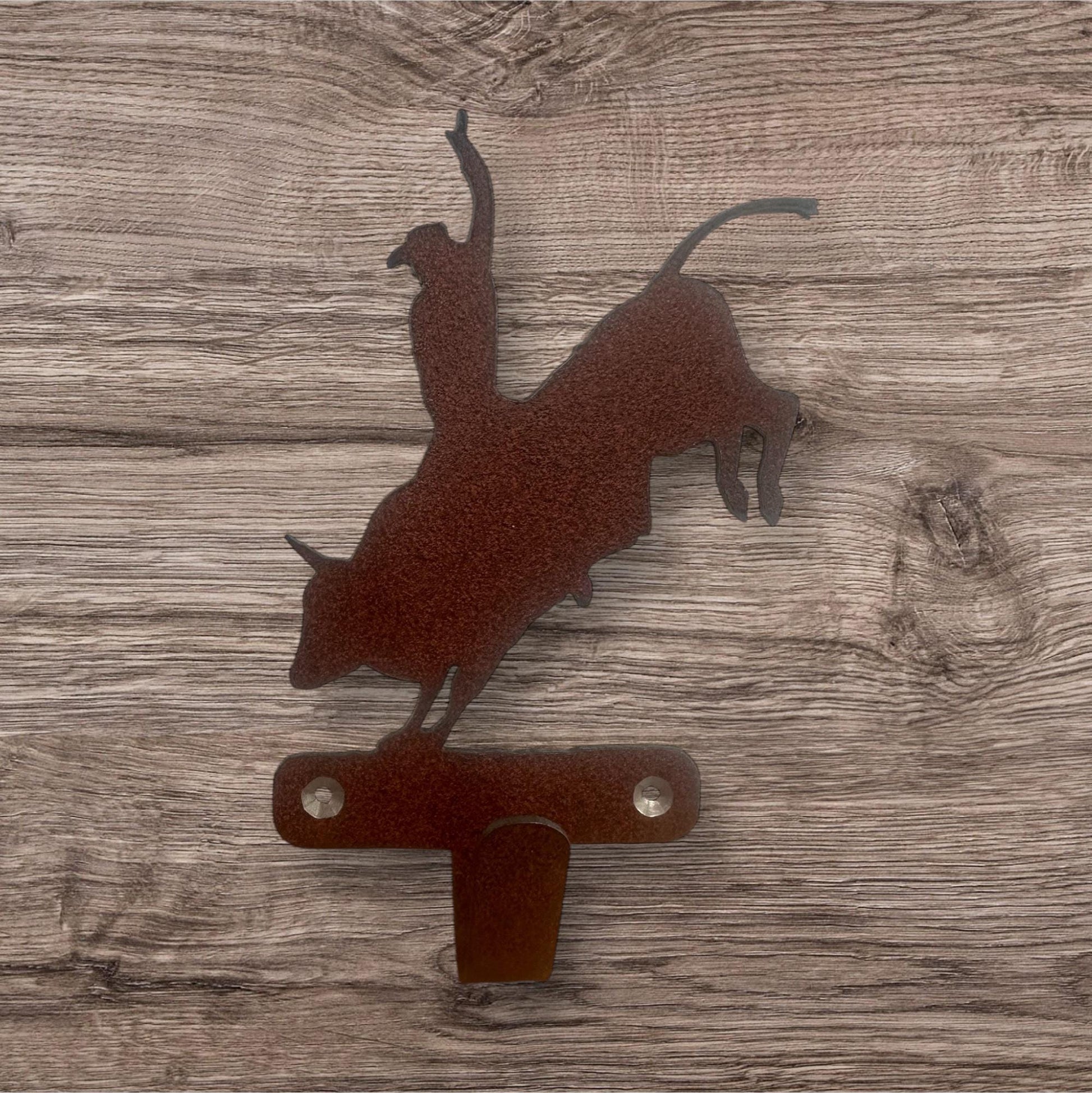 Hook Bucking Bull Wall Hook Cowboy Wall Art Metal bull Hook Back Pack Hook Coat Rack Cowboy Towel Hook Gift Nursery Laundry Hook Rustic