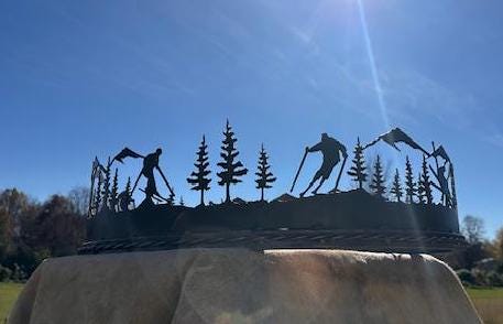 Ski Rustic Chandelier Light Ski Lodge Pendant Lighting Mountain Lodge Chandelier Stunning Large Ring Handmade Rustic Chandelier