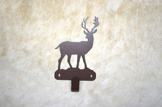 Hook Buck Wall Hook Deer Wall Art Metal Buck Hook Back Pack Hook Deer Coat Rack Hunter Gift Deer Nursery Laundry Hook Rustic Deer Hook
