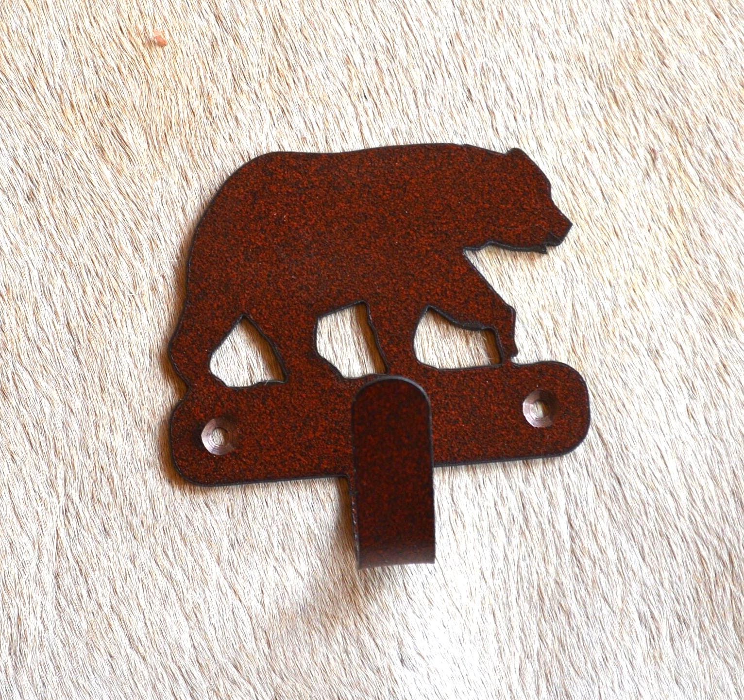 Robe Hook Cabin Wall Hook Cozy Wall Art Metal Lodge Hook Back Pack Hook Coat Rack Cabin Towel Hook Gift Nursery Laundry Hook Rustic House