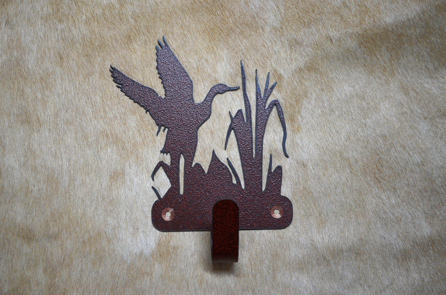 Duck Wall Hook Wall Art Metal Duck Hook Back Pack Loon Hook Coat Rack Duck Hunter Towel Hook Gift Nursery Laundry Hook Rustic Fowl Gift