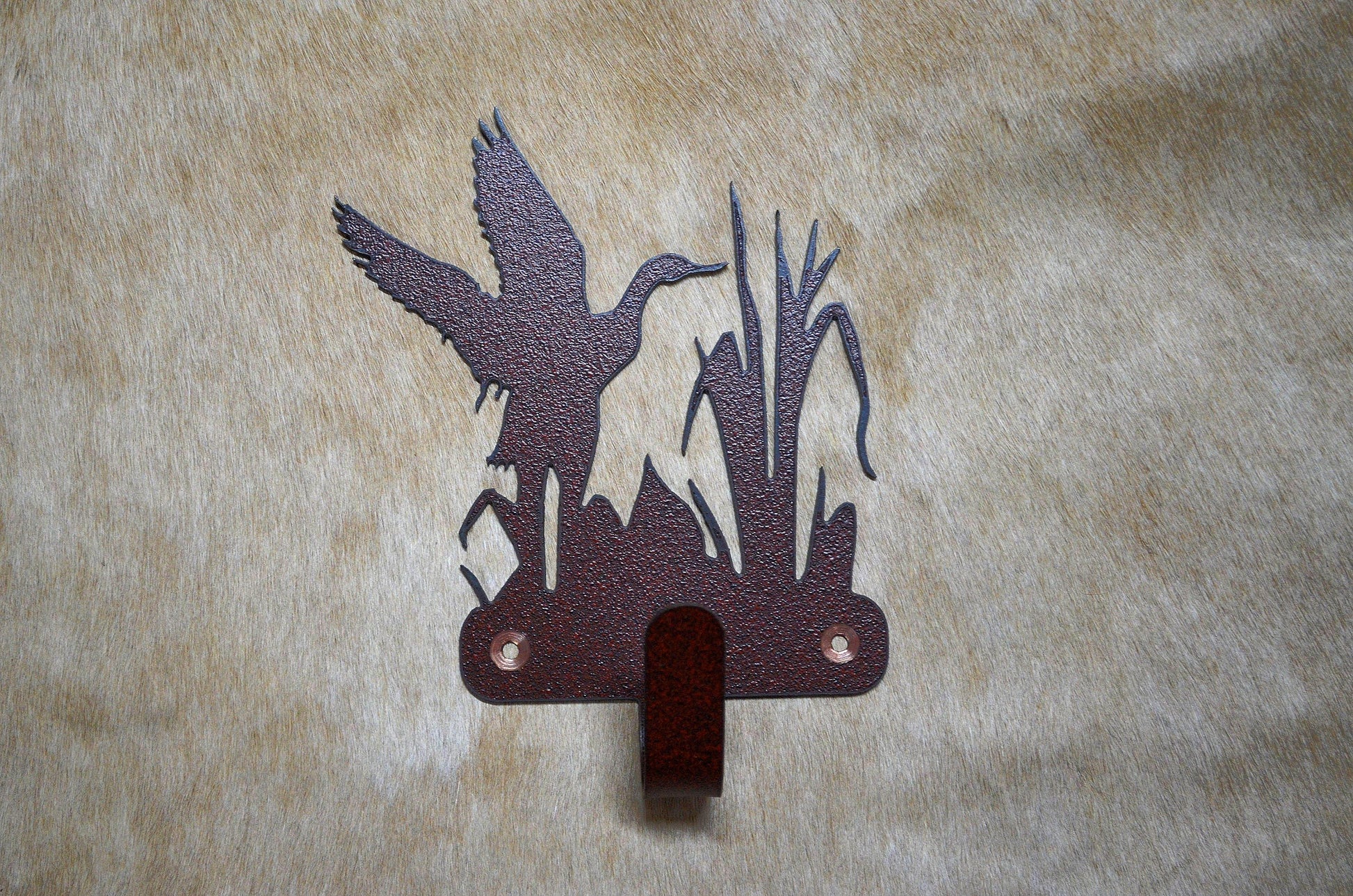 Duck Wall Hook Wall Art Metal Duck Hook Back Pack Loon Hook Coat Rack Duck Hunter Towel Hook Gift Nursery Laundry Hook Rustic Fowl Gift