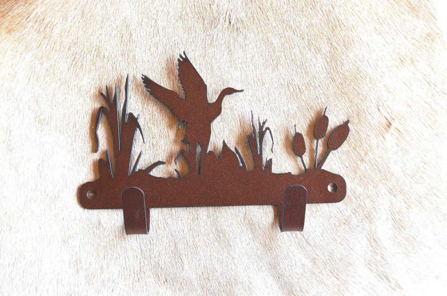Duck Wall Hook Wall Art Metal Duck Hook Back Pack Loon Hook Coat Rack Duck Hunter Towel Hook Gift Nursery Laundry Hook Rustic Fowl Gift