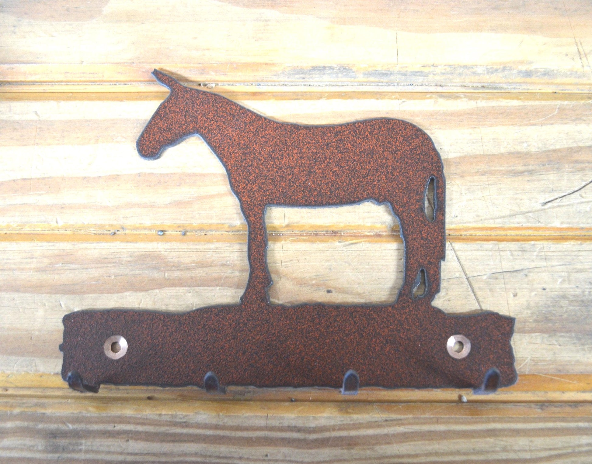 Key Hanger Mule Key Hanger. Metal Wall Hook. Key Holder. Home Decor Gift. Rustic Lodge Accent. Gift Idea. Entry Way Organizer.