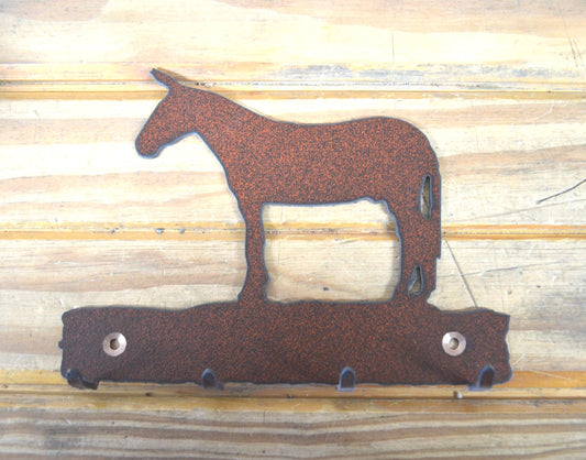 Key Hanger Mule Key Hanger. Metal Wall Hook. Key Holder. Home Decor Gift. Rustic Lodge Accent. Gift Idea. Entry Way Organizer.