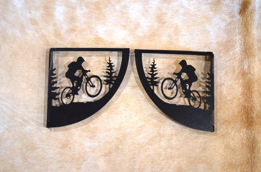 Bike Shelf Brackets Metal Wall Art Teen Room Modern Biker Bracket Bicycle Art Gift Cornice Nursery Kids Room Bike Decor Rustic Boys Room