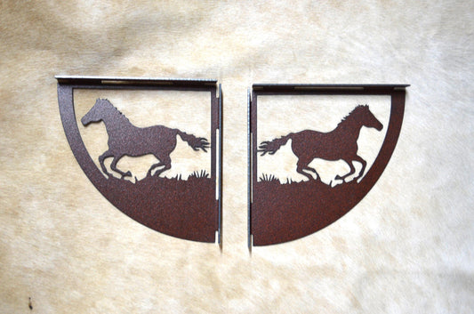 Shelf Bracket Running Horse Decor Metal Horse Art Equestrian Gift Horse Rider Gift Cornice Rustic Kids Horse Room Decor Gift