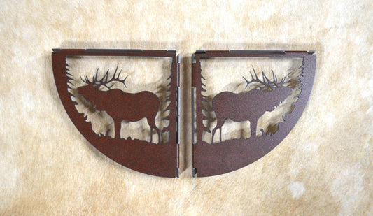 Elk Shelf Brackets Metal Elk Decor Rustic Lodge Gift Elk Hunters Gift Rustic Nursery Shelf Den Decor Metal Elk Art Rustic Elk Cornice