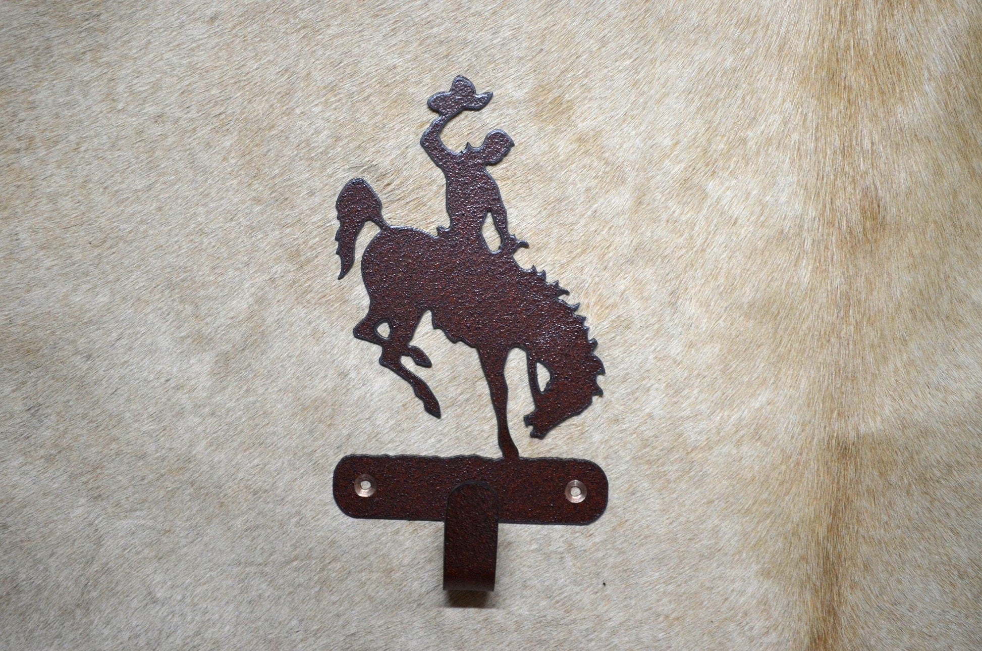 Bucking Bronco Wall Hook Cowboy Wall Art Metal Horse Hook Back Pack Hook Coat Rack Cowboy Towel Hook Gift Nursery Laundry Hook Rustic Cowboy