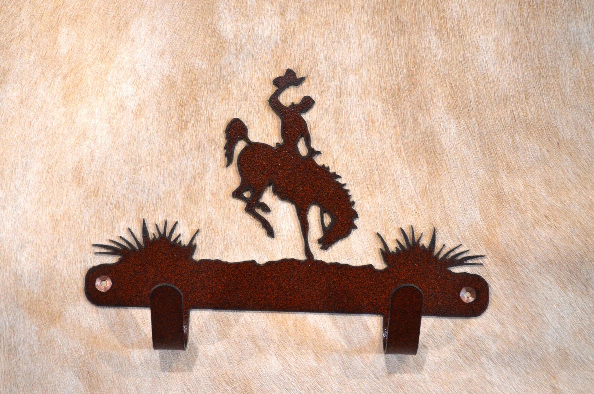 Bucking Bronco Wall Hook Cowboy Wall Art Metal Horse Hook Back Pack Hook Coat Rack Cowboy Towel Hook Gift Nursery Laundry Hook Rustic Cowboy