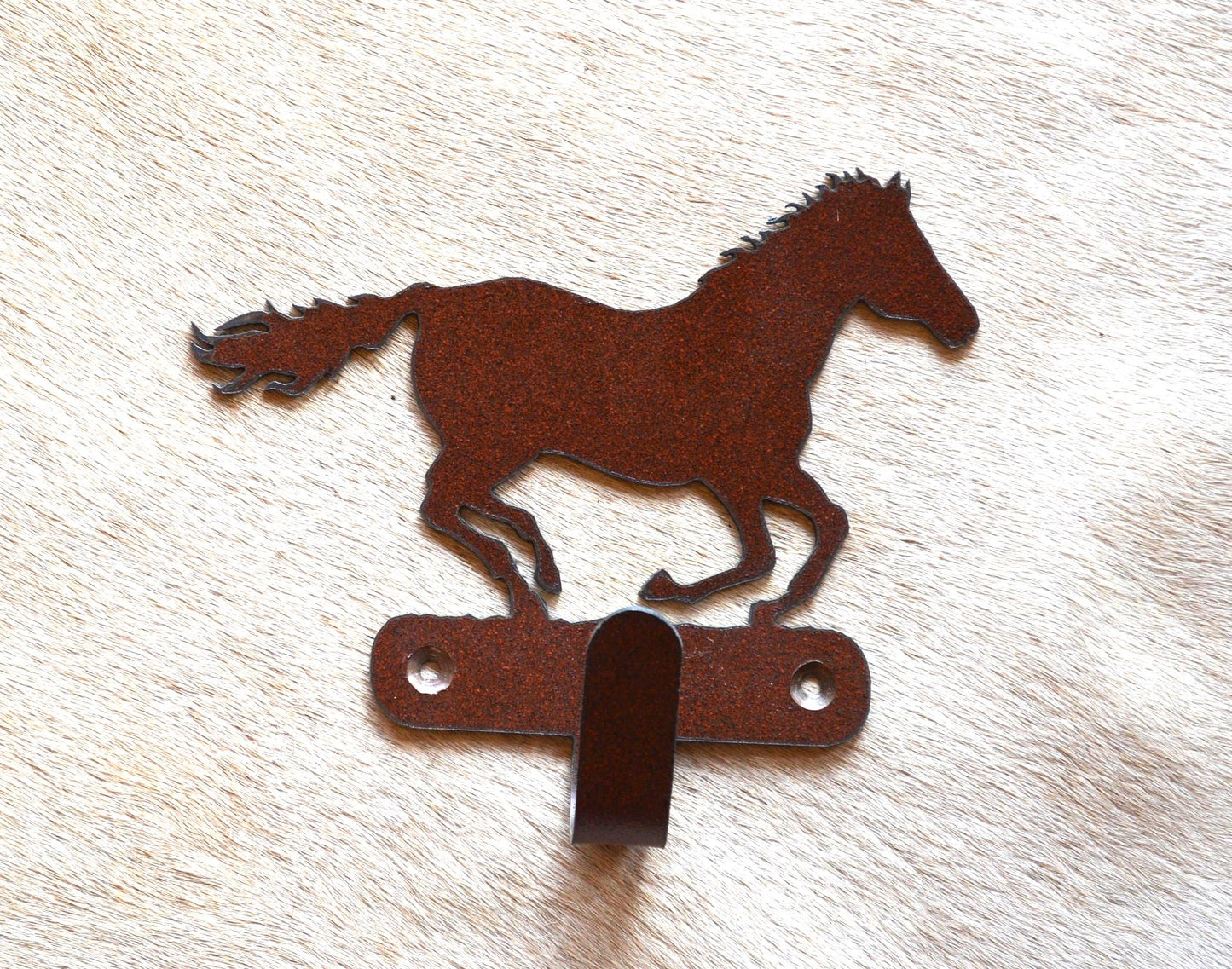 Horse Wall Hook Art Metal Moose Hook Back Pack Hook Coat Rack Moose Towel Hook Gift Mountain Lodge Nursery Horse Laundry Hook Rustic