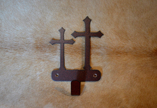 Hook Cross Wall Hook Christian Wall Art Metal Cross Hook Back Pack Hook Coat Rack Cross Towel Hook Gift Nursery Laundry Hook Rustic Cross