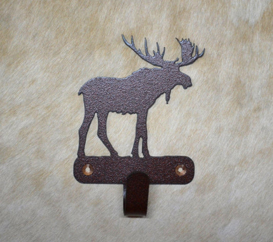 Hook Moose Wall Hook Art Metal Moose Hook Back Pack Hook Coat Rack Moose Towel Hook Gift Mountain Lodge Nursery Moose Laundry Hook Rustic