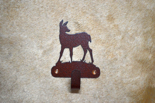 Hook Doe Wall Hook Deer Wall Art Metal Doe Hook Back Pack Hook Coat Rack Deer Towel Hook Gift Deer Nursery Laundry Hook Rustic Hunter Gift