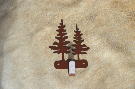 Hook Tree Wall Hook Tree Wall Art Metal Pine Hook Back Pack Hook Cedar Coat Rack Hunter Gift Deer Nursery Laundry Hook Rustic Tree Hook