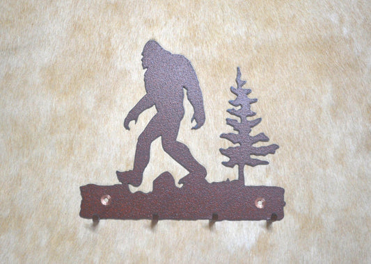 Key Hanger Bigfoot Key Hanger. Sasquatch Metal Wall Hook. Key Holder. Home Decor Gift. Rustic Lodge Accent. Gift Idea. Entry Way Organizer.