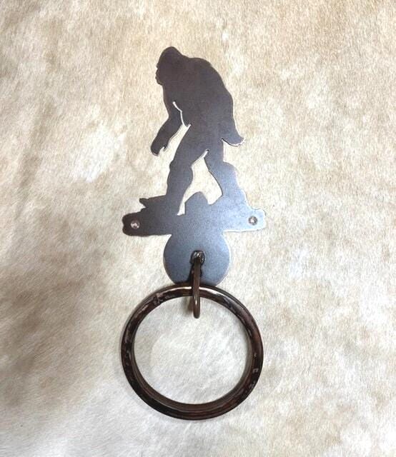 BigFoot Towel Ring Sasquatch Bath Hardware Yeti Gift Rustic Bathroom Decor Gift Cabin Lodge Bathroom Bigfoot Gift Towel Holder