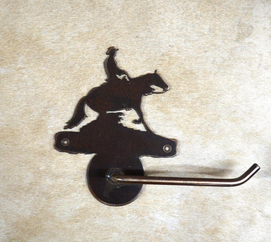 Toilet Paper Holder Reiner Horse Rustic Lodge TP Holder Western Cowboy Bath hardware Gift Horse Bath Toilet Paper