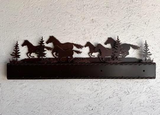 Vanity Bath Light with Running horses on top