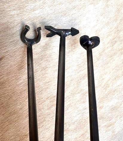 MINI Branding Iron: Handmade Metal Brand for Leather, Wood, and Steak Sizes in description below, Hat Brands, Small Stamp brands