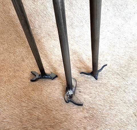 MINI Branding Iron: Handmade Metal Brand for Leather, Wood, and Steak Sizes in description below, Hat Brands, Small Stamp brands