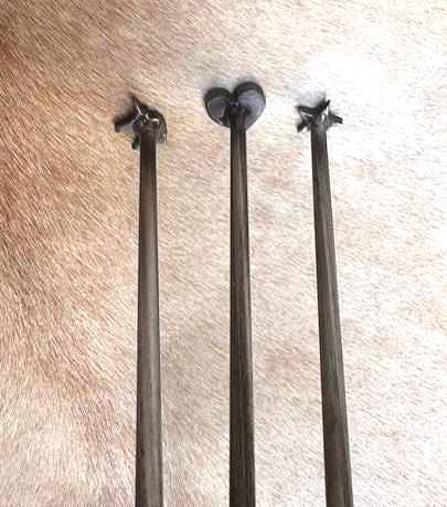 MINI Branding Iron: Handmade Metal Brand for Leather, Wood, and Steak Sizes in description below, Hat Brands, Small Stamp brands