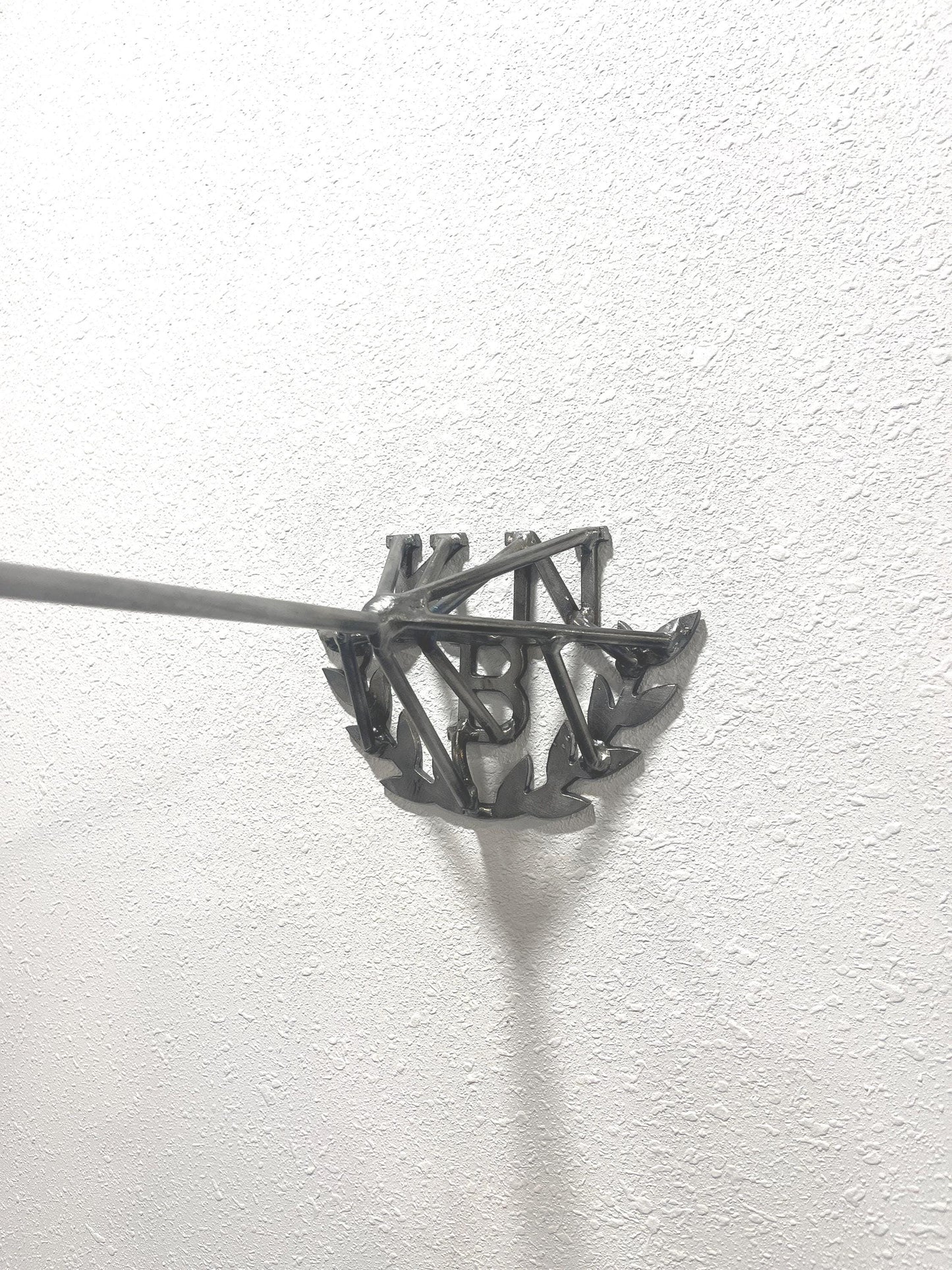 Custom Branding Iron: Laurel Leaf Wreath, Personalized Initials for Wedding Unity Ceremony