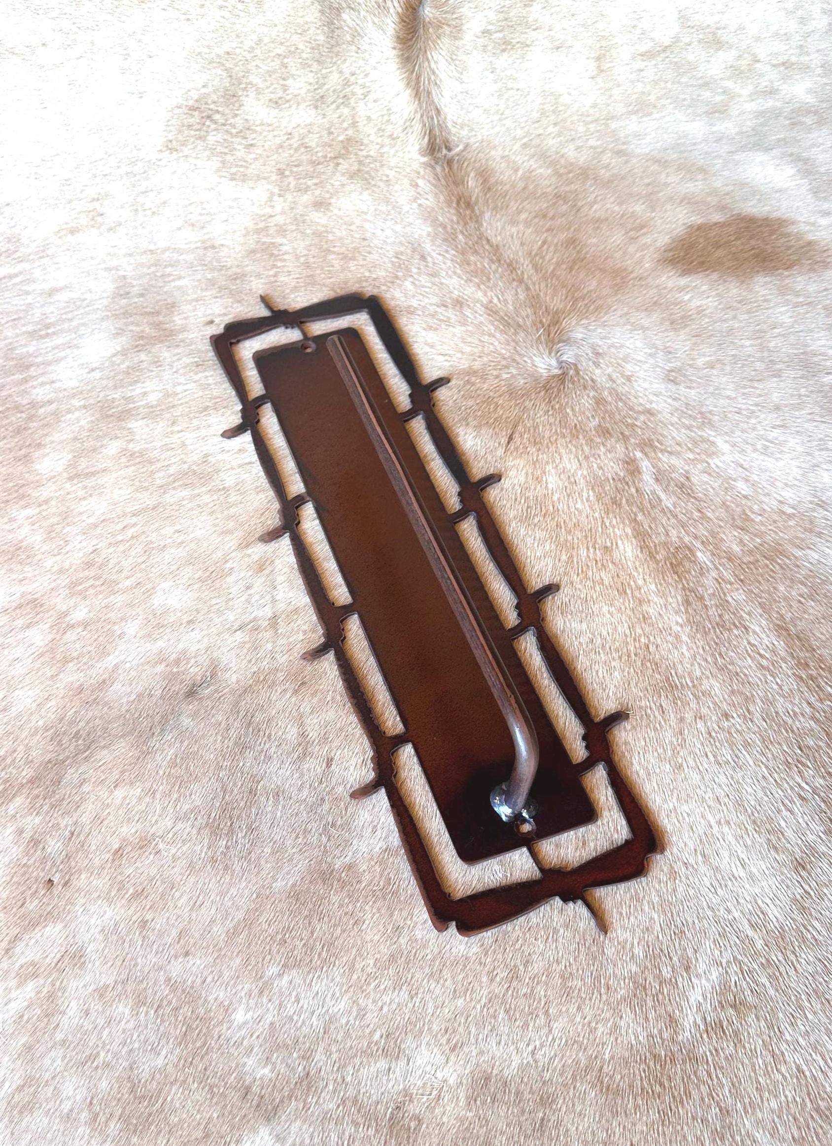 Rustic Barbwire Paper Towel Holder - Wall Mount Kitchen Decor