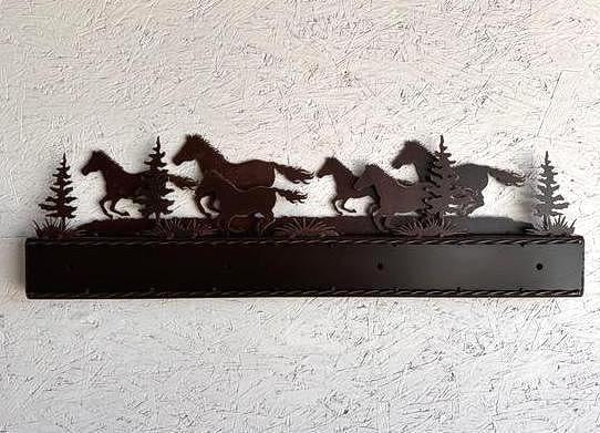 Vanity Bath Light with Running horses on top