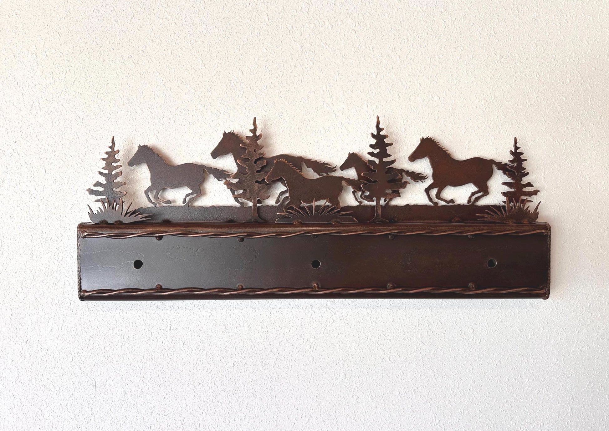 Vanity Light: Horse Desert Southwestern Ranch Lights Western Bathroom Lighting Running Horse Cactus Handmade Lighting