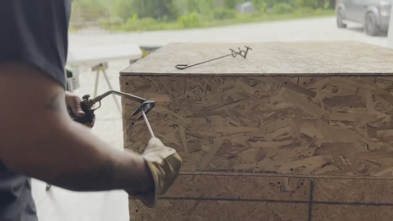 Custom Branding Iron: Laurel Leaf Wreath, Personalized Initials for Wedding Unity Ceremony