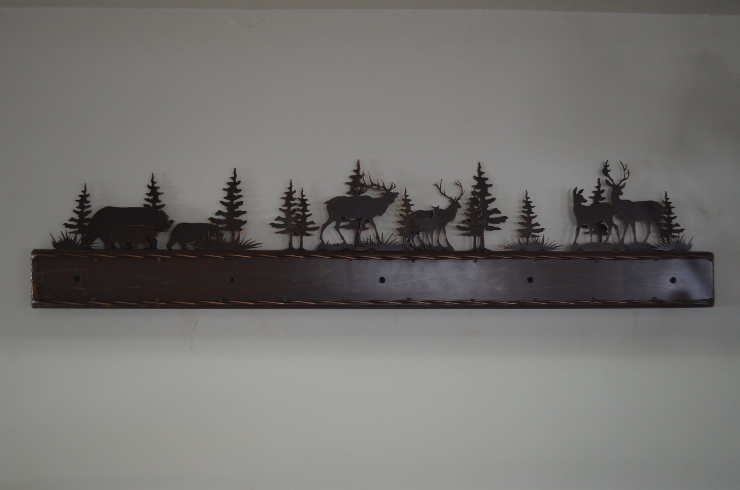 Vanity Bear Elk Deer Light Rustic Bathroom Light Mountain Lodge Bathroom Light Rustic Deer Light Hunters Decor Cozy Cabin Lake Light