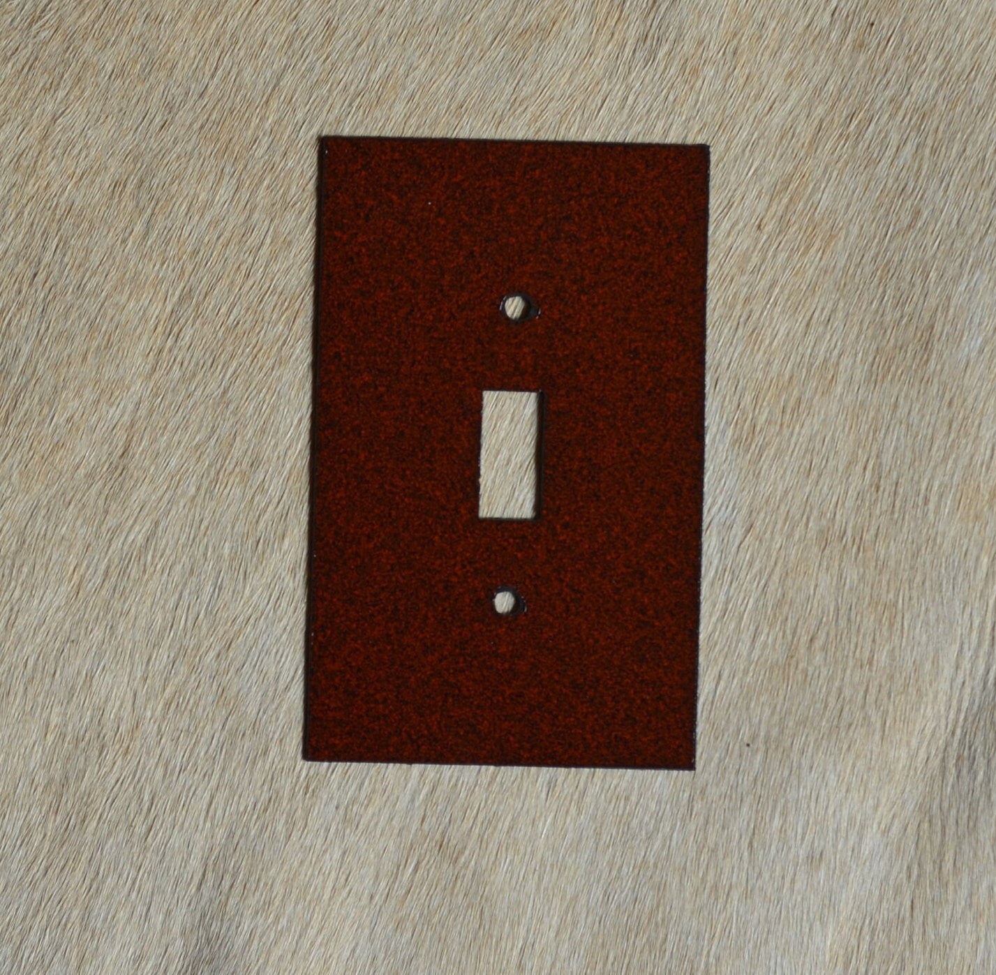 Plain Switch Cover All Configurations Available. Rustic Cabin Accent. GFI Rocker Toggle Plug Outlet Metal Light Switch Cover Plate.