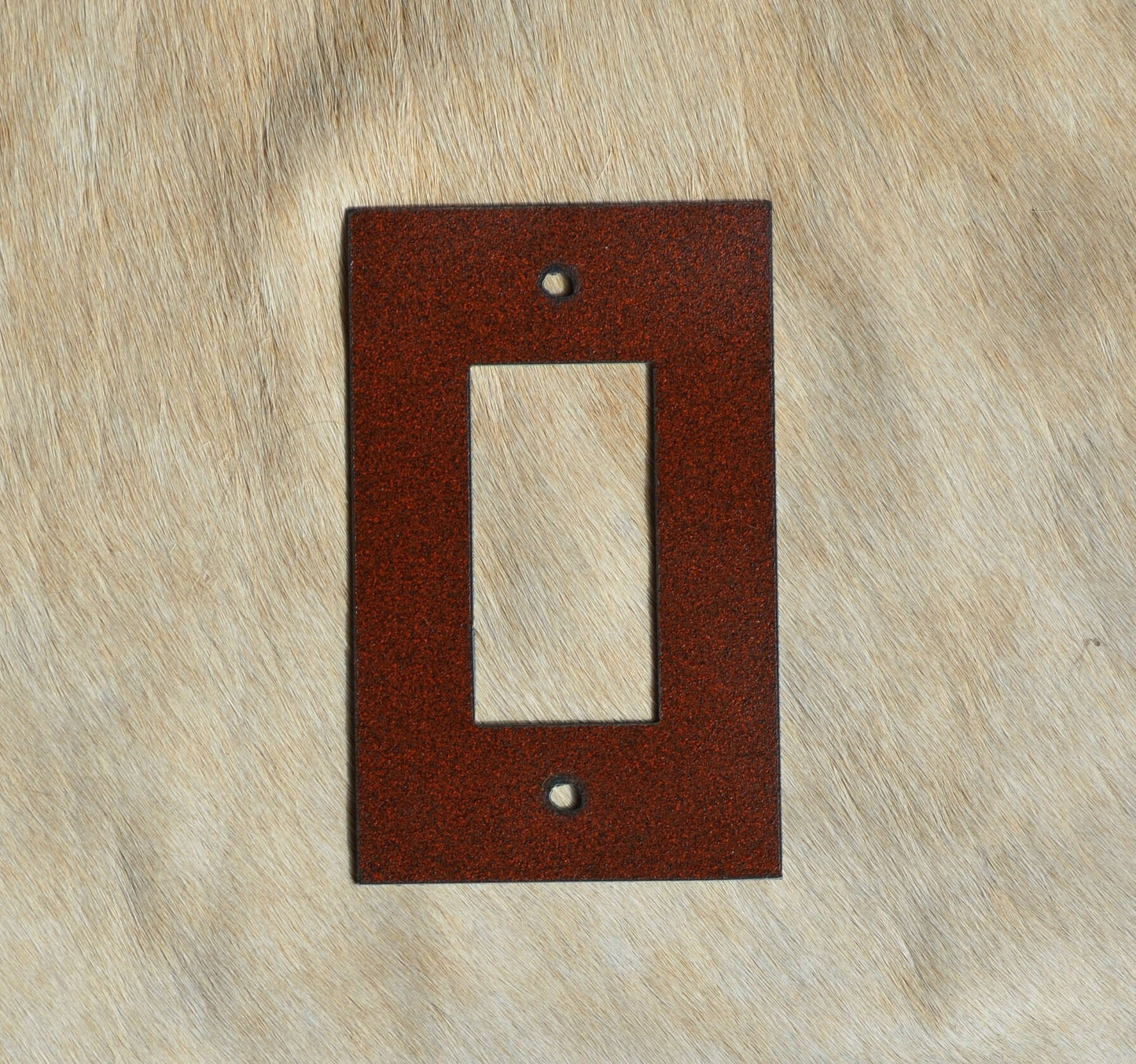 Plain Switch Cover All Configurations Available. Rustic Cabin Accent. GFI Rocker Toggle Plug Outlet Metal Light Switch Cover Plate.